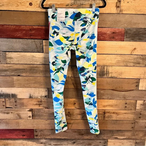 Tommy Hilfiger Sport Blue And White High Rise Leggings Size Medium - Picture 2 of 8